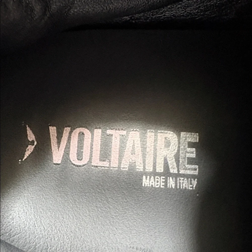 Zadig & Voltaire Neo Keith Flash Low Top Sneakers -Size 37 like new 100% leather